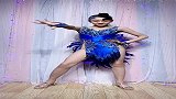 小姑娘跳拉丁舞真好看，棒棒哒