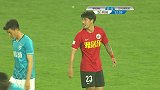 辽足任意球打出配合 雷永驰禁区线爆射擦柱而出