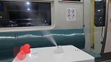 北京地铁4号线大兴线机器人消毒车厢