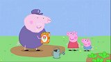 小猪佩奇：佩奇乔治和猪爷爷一起，做了个稻草人，看起来真酷！