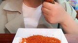 吃货吃海参，真的满满的辣椒面咔咔的吃，超过瘾！