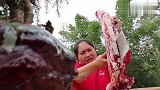 胖妹150元买4斤牛排，红烧牛排焖一锅，啃起来香辣过瘾！
