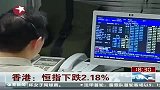 香港：恒指下跌2.18％