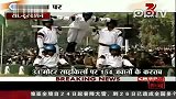 印度：庆祝共和日边防部队“摩托车上练瑜伽”