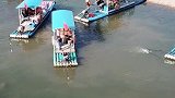 桂林大圩竹船