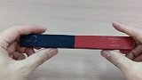 物理把磁铁掰成两半，中间是什么极这是什么原理太神奇了！