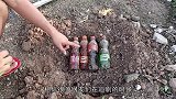 男子在地下埋4瓶可乐，一个月后挖出，变成这个样子难以理解