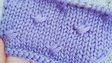 满天星的编织方法，主要的要花型错位编织，方法这么简单！