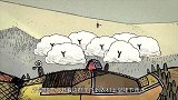 奇幻动画：云朵变成绵羊，因好奇“恶搞”飞机，结果尴尬了