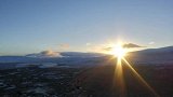 玉珠峰夕阳西下。