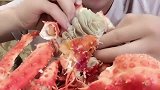 吃货手撕帝王蟹