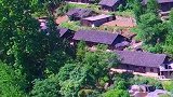 航拍贵州偏僻山区，农村世外桃源人间仙境