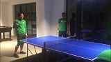 让你知道什么是残暴 索里亚诺队内打乒乓球被中国球员虐得体无完肤