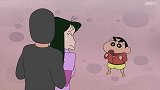 蜡笔小新：松阪老师配合心仪男生演被坏人挟持的戏码，小新当真了
