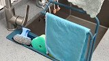 水池伸缩沥水篮，适合大小水槽，清洁球和抹布也有了归宿居家好物 实用好物