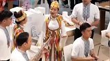 新疆艺术学院学生在首都歌唱