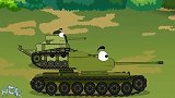 坦克世界动画：kv44变成了一个婴儿