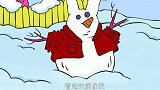 超人兔：西蒙给雪人穿衣服，将雪人打扮成自己，但一点都不像