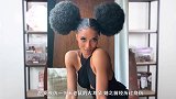 非洲小姐姐学会化妆后：三顶假发带上去之后，从丑女变女神！