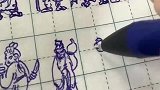 这才是真正的高手，用普通的圆珠笔，竟能画出这样的作品！