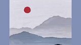 油画棒也能，画出水墨画