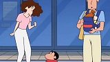 蜡笔小新：美芽又进医院了，幸好有上尾老师作伴，妈妈们也来探望