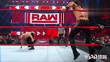 RAW：赛斯vs汀 随处双肩压地赛 猛打到后台 在胜利时刻遭到干扰