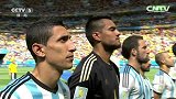 世界杯-14年-淘汰赛-1/4决赛-阿根廷vs比利时双方球员入场奏国歌-花絮