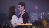 男女演员天台上演浪漫拥吻，甜蜜对视眼神拉丝，导演喊停还在继续