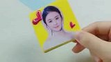 爆炸盒子小机关叠页卡手工