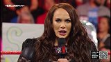 RAW第1333期：布里斯主持女子冠军发布会 奈娅毁容铁拳蓄势待发