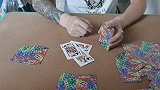 扑克过手认牌手法教学视频、一边认牌一边发二张方法