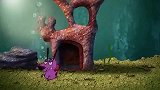 胆小狗英雄：一家人变得像鱼一样吃饲料，章鱼在外面观赏他们