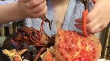 100块一个帝王蟹腿就是好吃