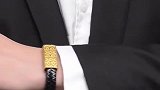 3D硬金制成的男士克罗心手绳手链，彰显男士魅力