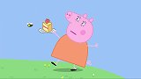 小猪佩奇：没想到猪爸爸也会怕黄蜂