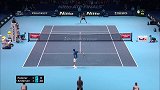 ATP总决赛费德勒横扫安德森 这样的穿越球绝对让你脾气