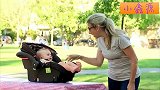 国外恶搞：辣妈带着宝宝与陌生人搭讪，宝宝喷出东西把妹子吓坏了