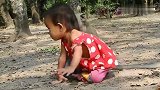 让猴子看孩子还是第一次见，两个小可爱