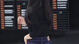 漂亮韩国小姐姐，这身材应该经常锻炼吧