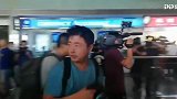 林书豪抵达北京！北京首钢领导秦晓雯及袁超机场迎接