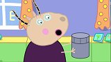 小猪佩奇：佩奇跟猪爸爱好一样，在时间胶囊里，放的都是漫画书