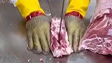 切肉师傅神操作，太危险了