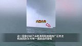 烟台海域现“龙吸水”巨型水柱连接天空，渔民称30年一遇很壮观