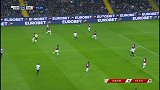 拉萨尼亚鬼魅跑位甩开小罗马 左脚凌空垫射稍稍打偏