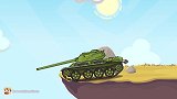 坦克动漫：小坦克歪打正着击败对手
