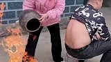 孩子他爸腰疼，这样给他按试试