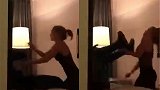 巴西球星内马尔宾馆视频曝光 二人在房间争执女方大打出手