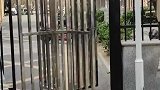 诡异的一幕，到底是哪位大哥在玩旋转门