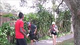 街头草人的恐吓恶作剧，真是太坏了